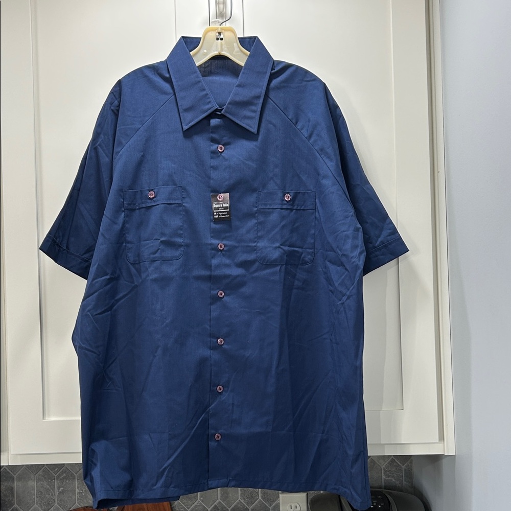 Vintage Boulevard For Big Man by Block Short Sleeve Shirt
